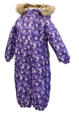 Väikelaste kombe KEIRA 3192BW01, lilla keti mustriga-N43 Huppa