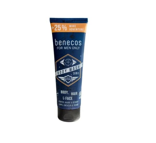 Benecos meeste šampoon-dušigeel 3in1 200ml