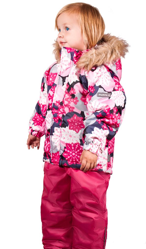 KOMPLEKT 4148CW00 WINTER 104CM 709-MUST MUSTRIGA/FUKSIA HUPPA