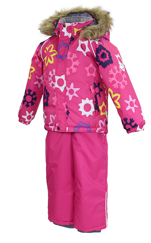 KOMPLEKT 4148CW01 WINTER 104CM P63-FUKSIA HELBEMUSTRIGA/FUKSIA HUPPA
