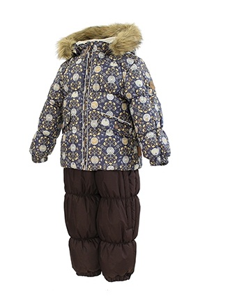 KOMPLEKT NOELLE 4182CW15 E18-TUMEHALL MUSTRIGA/PRUUN 104CM HUPPA