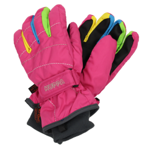 Laste veekindlad sõrmkindad KARIN 82030000 N7 963-fuksia Huppa