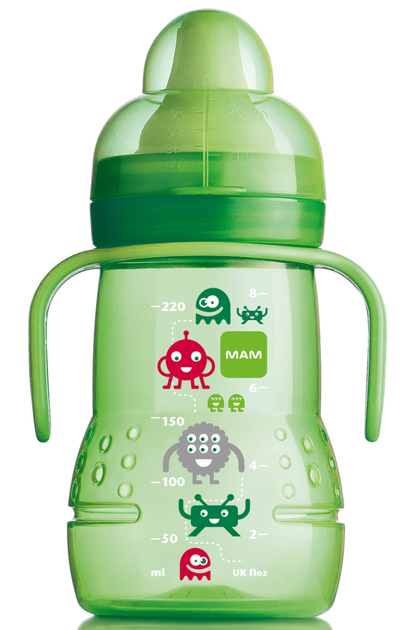 MAM Trainer joogipudel 220ml roheline Multika tegelased 6+kuud