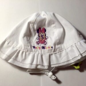 Kübar valge Baby Minnie tüdrukule Marini Silvano Vali suurus!!! (44-46cm peale)