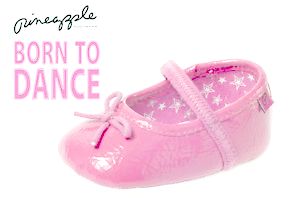 Beebi papud Pineapple Born to Dance 6-9kuud heleroosad N19