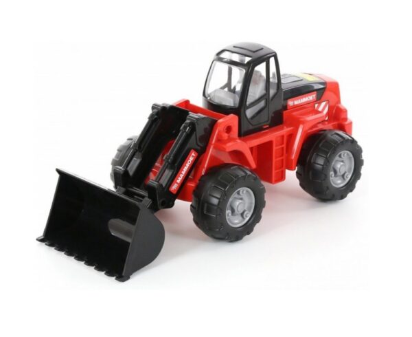 Traktor kopaga Mammoet Toys punane/must