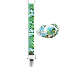 Elodie Details Pacifier Clip – Retro Revolution Light White One Size lutipael+Pacifier lutt 3+kuud