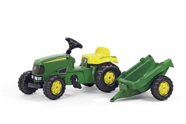 John Deere käruga