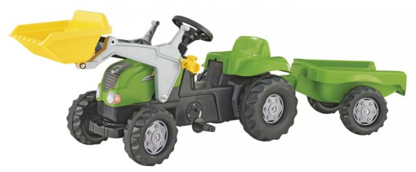 Rollykid käru ja laaduriga, roheline