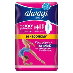 HÜGIEENISIDEMED ALWAYS Ultra Super Plus Duo 16tk