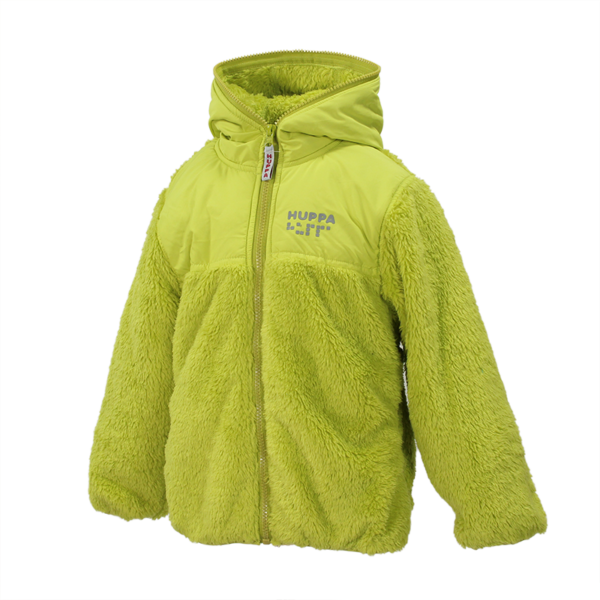 Poiste fliisjakk 1504aw13 MIHKEL 134cm 052 limeade Huppa