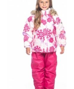 KOMPLEKT 4148CW00 WINTER 104CM 703-ROOSA MUSTRIGA/FUKSIA HUPPA
