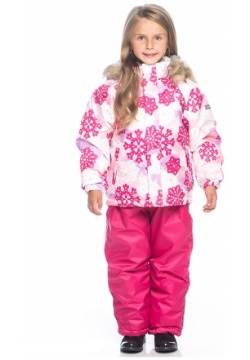 KOMPLEKT 4148CW00 WINTER 104CM 703-ROOSA MUSTRIGA/FUKSIA HUPPA