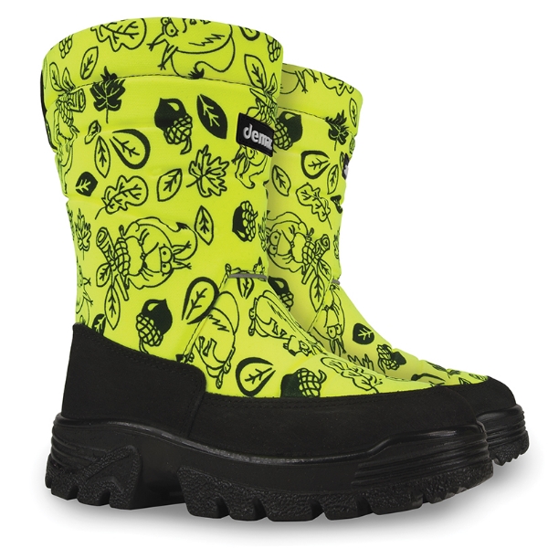 Demar Swen print roheline-must talvesaapad N25