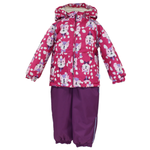 KOMPLEKT AVERY1 41780130 63263 fuksia kassi mustriga HUPPA