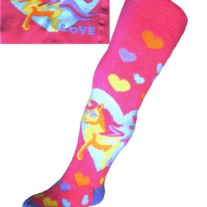Be Snazzy paksemad sukkpüksid 92-98cm Tumeroosa Hobune