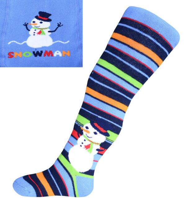 Be Snazzy paksemad sukkpüksid 80-86cm Sinine Snowman