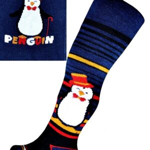 Be Snazzy paksemad sukkpüksid 80-86cm Tumesinine Pingviin
