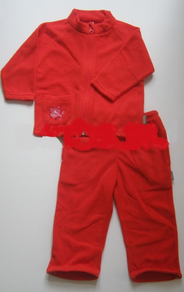 Laste fliiskomplekt CASSY (4301BW13) 122CM 60004-punane HUPPA