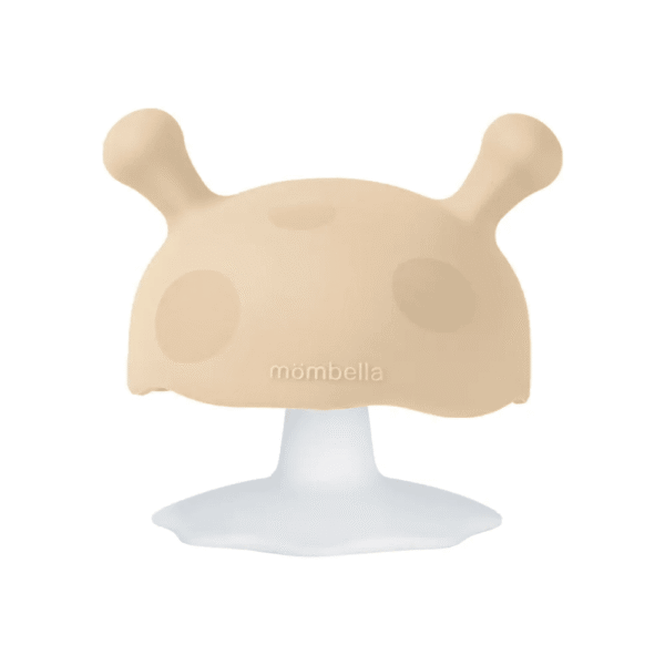 Mombella närimisrõngas Mushroom Beige 3+kuust