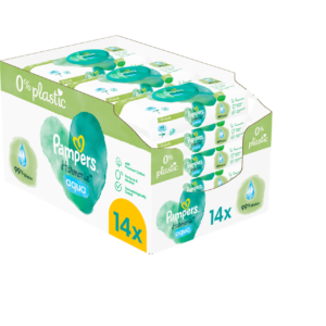 Pampers Harmonie Aqua Niisked Beebisalvrätid, 48tkx14pk=672 Niisket Salvrätikut