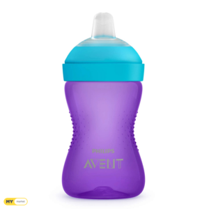 AVENT pehme hammustuskindla tilaga tass 300ml violett 9+kuud SCF802/02