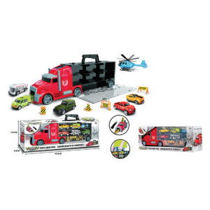 Truck Carry Case veoauto/kohver+pisikesed autod koos tarvikutega
