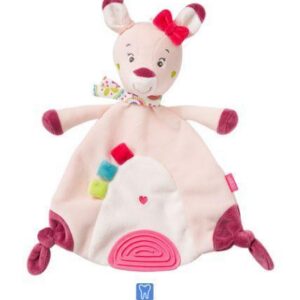 Cuddlefriend Babydeer Sweetheart roosa kaisutekk+närimisrõngas