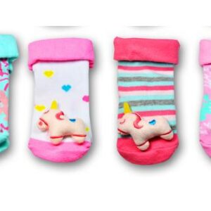 Kõrinaga sokid 19/20 (11-12cm jalale) tüdrukule