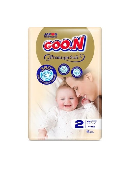 GOO.N PS Diaper Tape mähkmed Size2 JUM 46pcs
