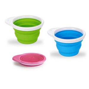 Munchkin silikoonist kauss kokkupandav+kaas Go Bowl Silicone 6+kuud Vali värv!!!