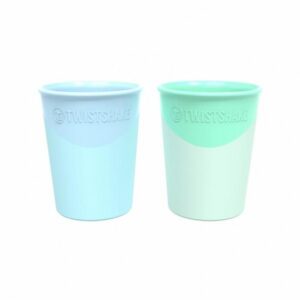 Twistshake 2x Cup 170ml 6+m Pastel Blue Green Blue joogitopsid