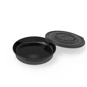 Twistshake Plate 6+m Black Black taldrik