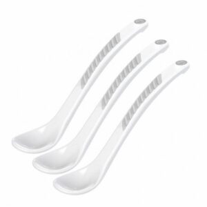Twistshake 3x Feeding Spoon 4+m White White lusikad