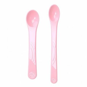 Twistshake 2x Feeding Spoon Set 4+m Black Roosad lusikad