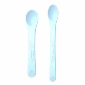 Twistshake 2x Feeding Spoon Set 4+m Pastel Blue Blue lusikad