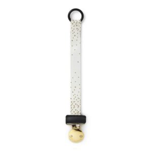 Elodie Details Pacifier Clip –  Gold Shimmer White/gold One Size lutipael