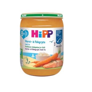 HiPP PÜREE RISOT-PORG-LÕHE 3x190g Hipp 8.kuust (1purk-2,75eur)