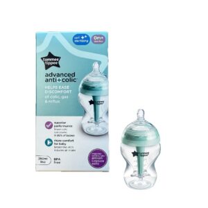 TOMMEE TIPPEE lutipudel Advenced anti-Colic 260ml 0+kuud isesteriliseerimis funktsiooniga