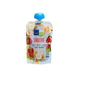 Rainbow orgaaniline pirn-banaan-maasikas smuuti 3×90 g, alates 6-elukuust (1tuub-1,19eur)