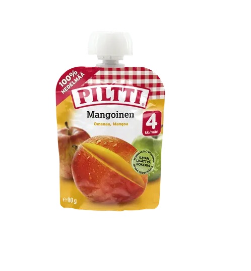 Piltti mangopüree 3x90g, alates 4-elukuust (1tuub-1,29eur)
