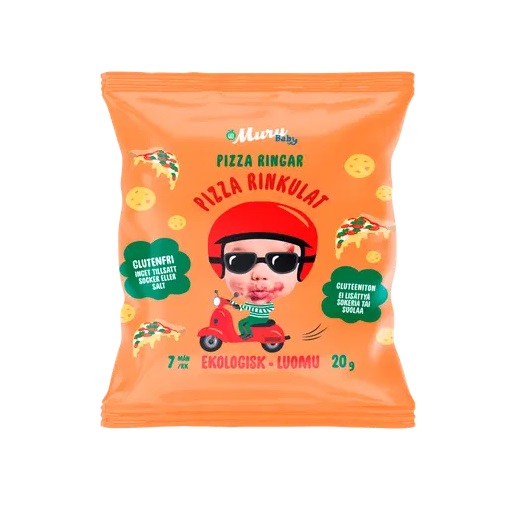 Muru Baby maisi-pitsa rõngad 7+kuust 20g