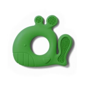 Baby Ono närimisrõngas 6+m silikoonist Whale pablo Green