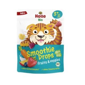 Holle Külmkuivatatud puu- ja köögiviljapüree tükid, mahem 2x15g (1pakk-2,89eur) 3+aastasele
