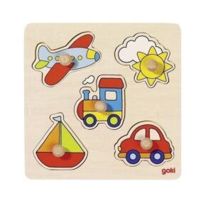 GOKI nuppudega puzzle Mänguasjad 21x21cm