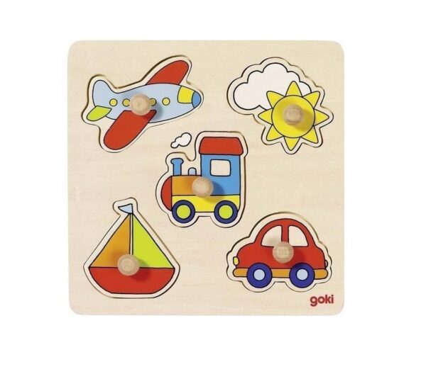 GOKI nuppudega puzzle Mänguasjad 21x21cm