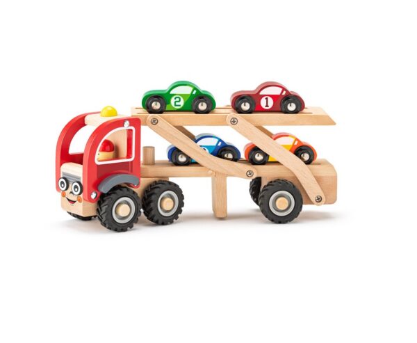 Võidusõiduautodega veoauto Woody  3+aastasele