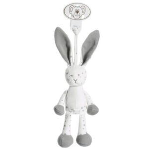 Riputatav mänguasi Diinglisar Organic, Stars, Clip, Rabbit