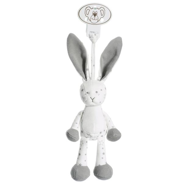 Riputatav mänguasi Diinglisar Organic, Stars, Clip, Rabbit