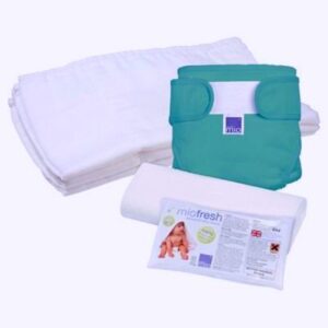 BambinoMio Miotrial Mähkmekate+mähe+absorbeeruv mähe Meresinine 7-9kg 3in1